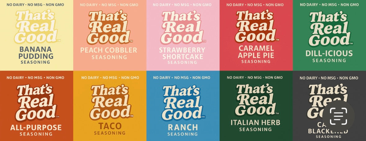 That’s Real Good™ Seasonings Blends (Pre-Order)