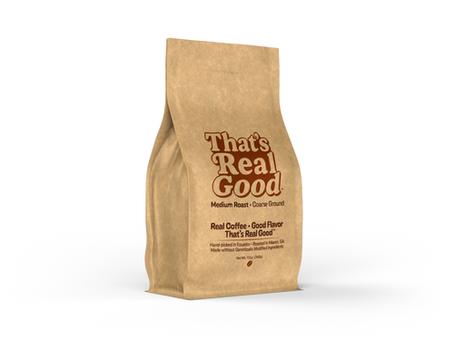 That's Real Good coffee 12-ounce bag