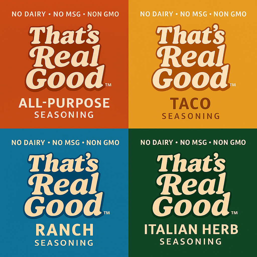 That’s Real Good™ Seasonings Blends (Pre-Order)